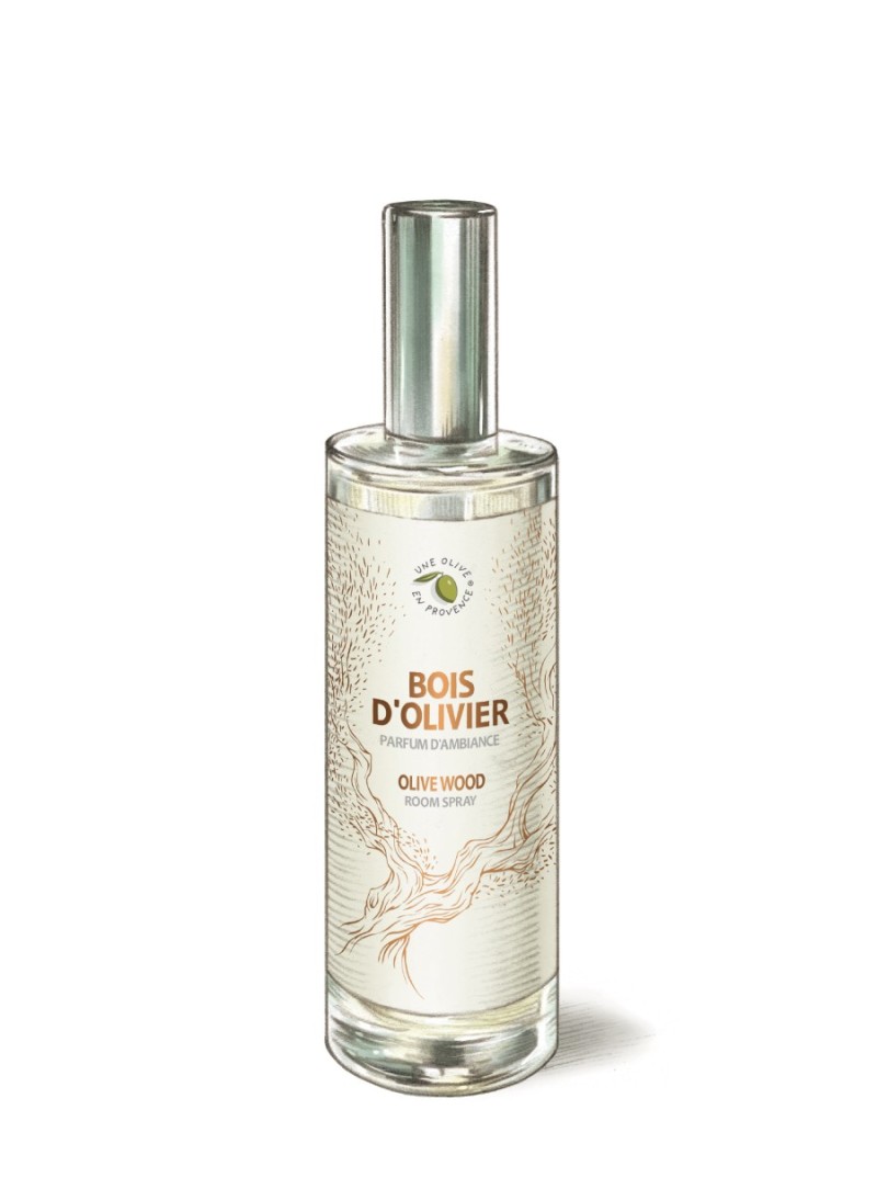 Parfum ambiance maison Bois d'Olivier - Une Olive en Provence